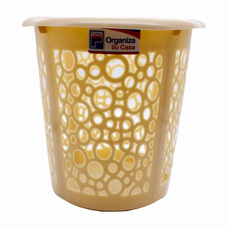 Basurero crema 