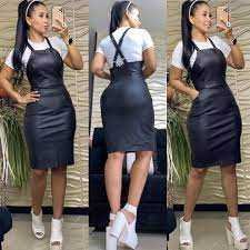 Vestido Cuerina